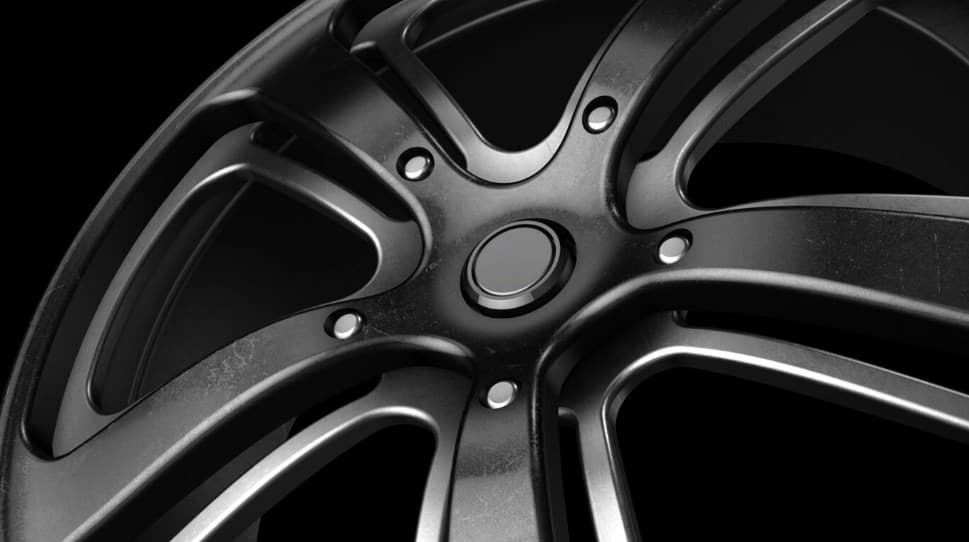 a car’s wheel